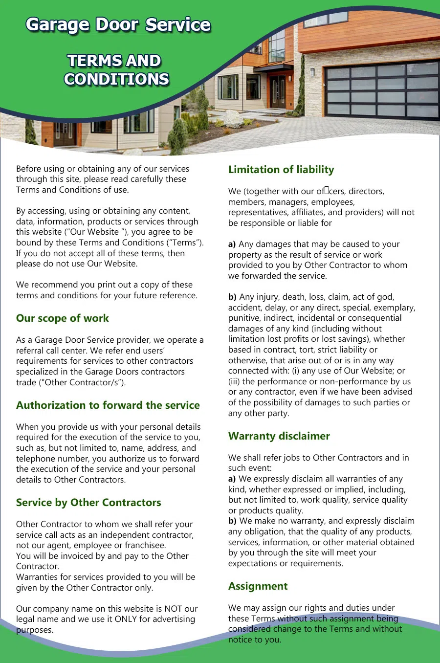 Neighborhood Garage Door Riverdale, MD 301-712-9049